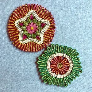 Unique rattan trivets